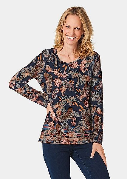 GOLDNER Print-Shirt "Druckshirt in kraftvollen Farben" Ohne günstig online kaufen