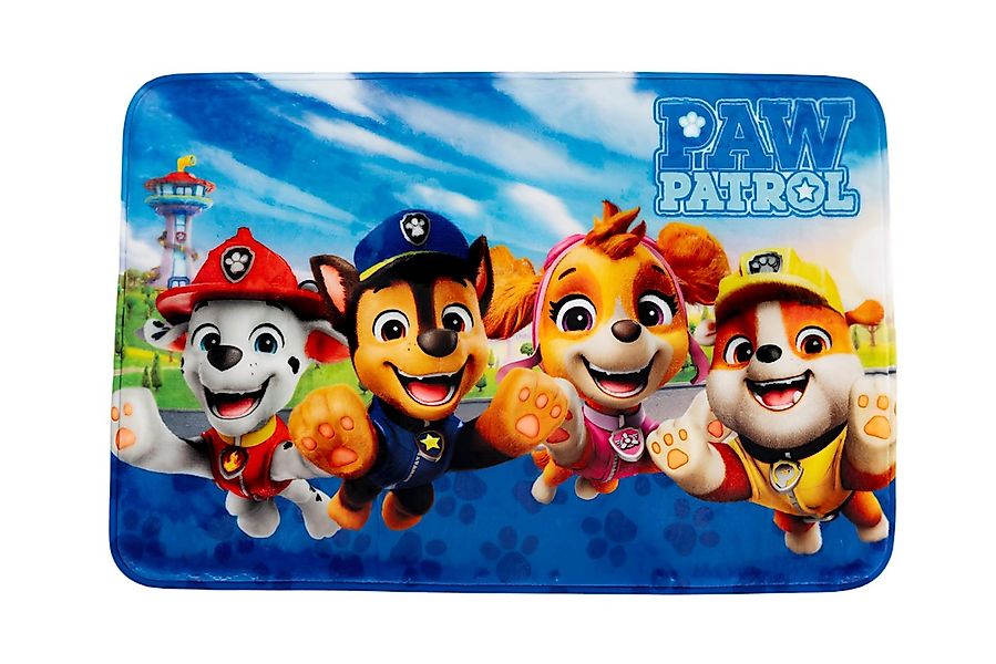 PAW PATROL Kinderteppich Paw Patrol Chase Teppich Kinderteppich Badvorleger günstig online kaufen