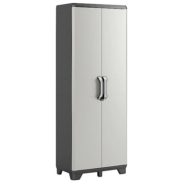 vidaXL Schrankmodule Keter Mehrzweckschrank Gear Schwarz und Grau 182 cm günstig online kaufen