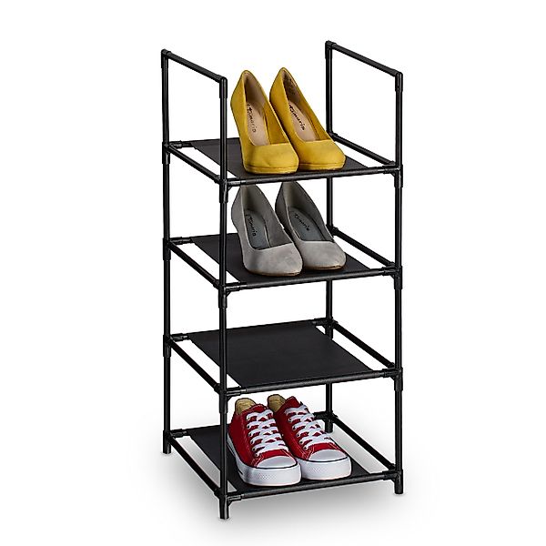relaxdays Schuhregal schmal, 4 Ebenen günstig online kaufen