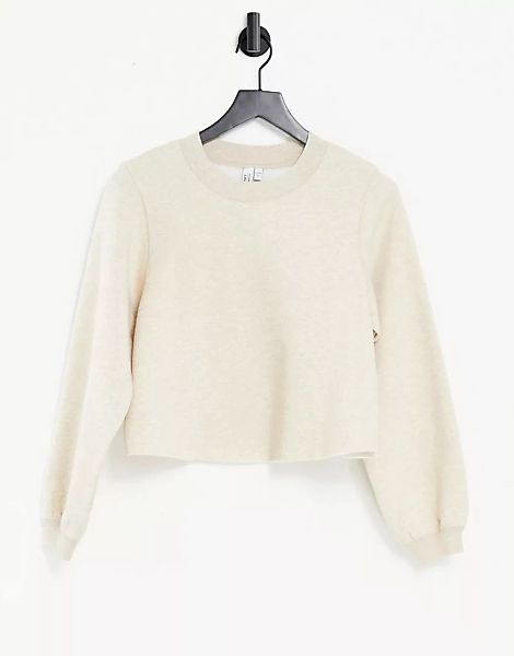 & Other Stories – Sweatshirt aus Bio-Baumwolle in Beige, Kombiteil-Neutral günstig online kaufen
