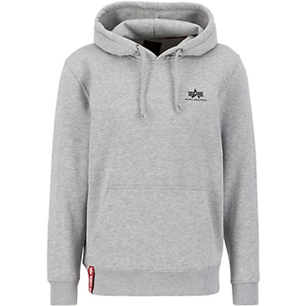 Alpha Industries  Sweatshirt Basic Hoodie Small Logo - grey heather günstig online kaufen
