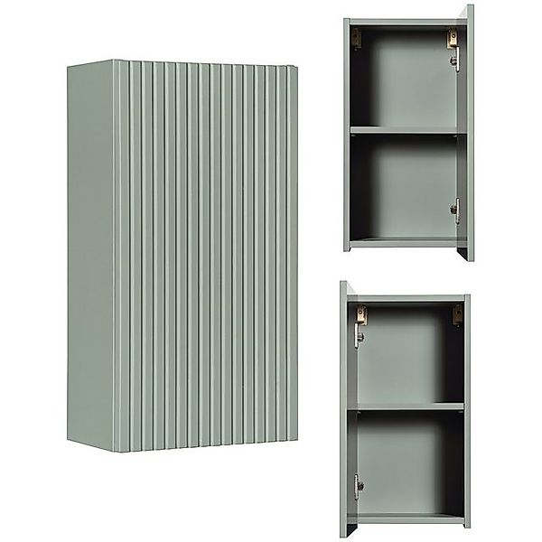 Lomadox Hängeschrank NEWPORT-56-GREEN Wandschrank Badschrank, Schilfgrün, günstig online kaufen