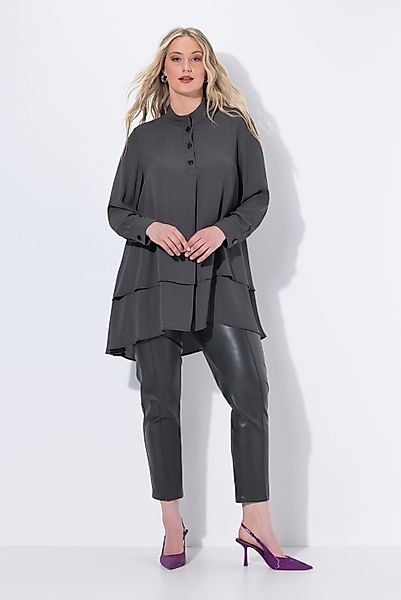 Ulla Popken Tunika Tunika Lagenoptik A-Linie günstig online kaufen