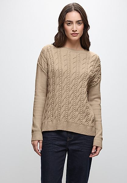 STREET ONE Strickpullover aus softem Materialmix günstig online kaufen