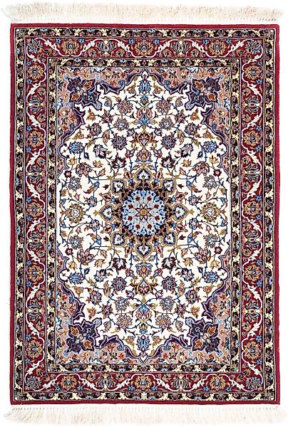 morgenland Orientteppich »Perser - Isfahan - Premium - 118 x 83 cm - beige« günstig online kaufen