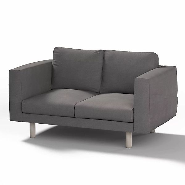 Bezug für Norsborg 2-Sitzer Sofa, dunkelgrau, Norsborg 2-Sitzer Sofabezug, günstig online kaufen