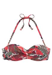 LASCANA Bügel-Bandeau-Bikini-Top Ava, im tropischen Design günstig online kaufen