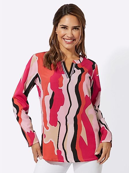Sieh an! Klassische Bluse Schlupfbluse günstig online kaufen