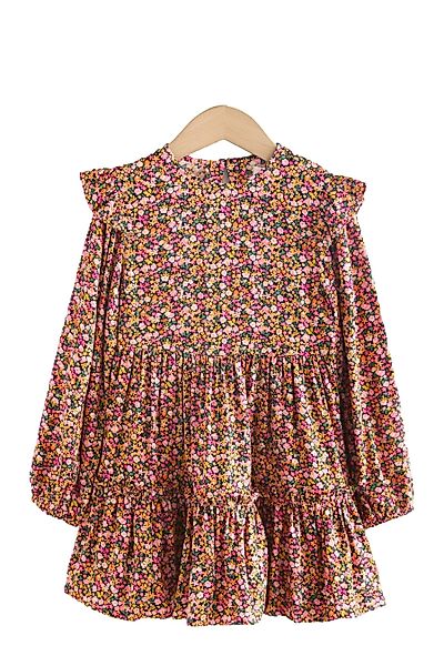 Next Volantkleid Rüschenkleid mit kurzen Ärmeln günstig online kaufen