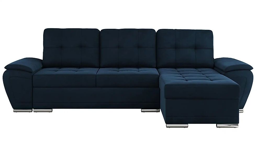 Ecksofa mit Schlaffunktion Umbria ¦ blau ¦ Maße (cm): B: 271 H: 85 Polsterm günstig online kaufen