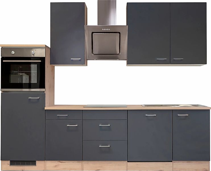 Flex-Well Küchenzeile "Moreana" wahlweise mit E-Geräten, Gesamtbreite 280 c günstig online kaufen