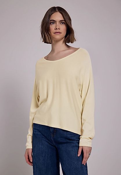 STREET ONE STUDIO Strickpullover, aus softem Materialmix günstig online kaufen