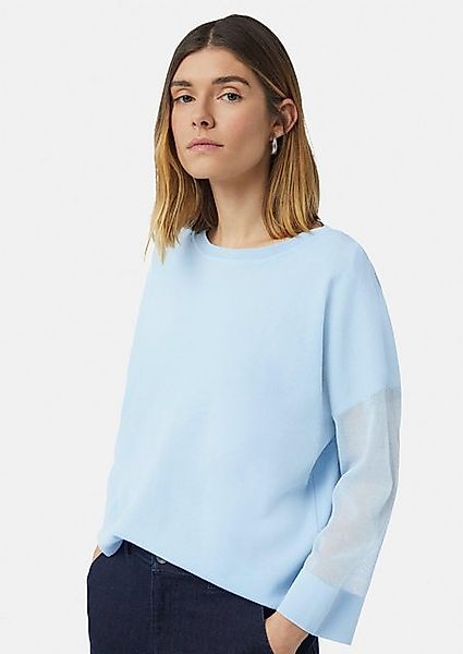 Comma Langarmshirt Feinstrickpullover mit Durchzugkordel Durchzugkordel günstig online kaufen