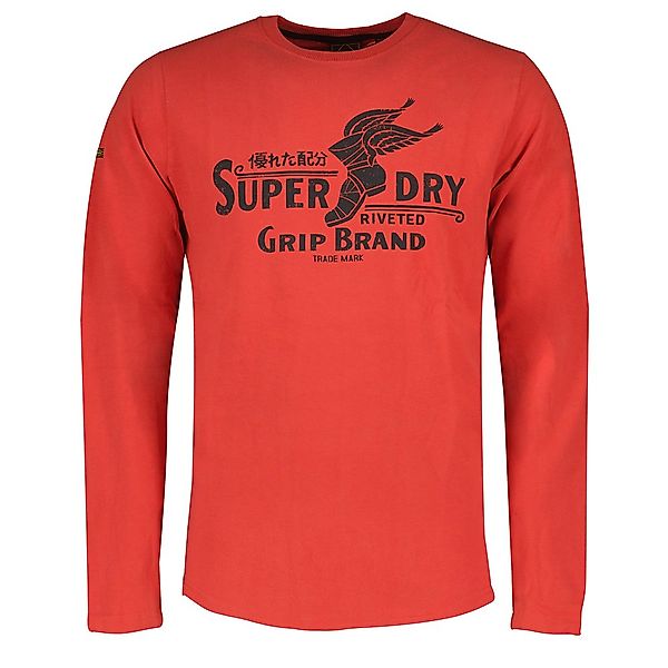 Superdry Script Style Work Wear Langarm-t-shirt S Americana Red günstig online kaufen