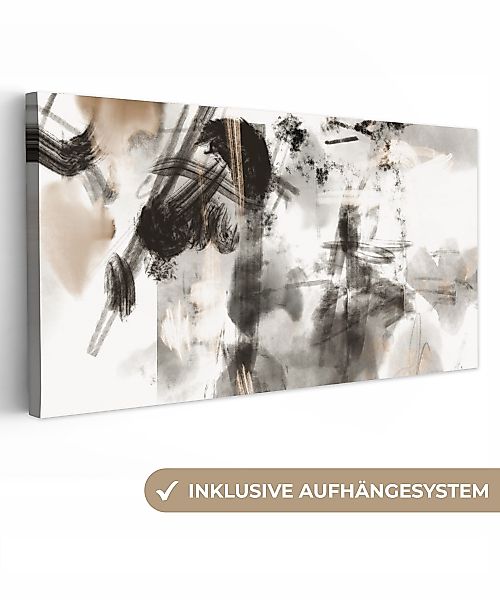 OneMillionCanvasses® Leinwandbild Panorama Malerei - Farbe günstig online kaufen