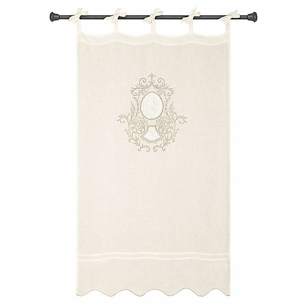 Mirabeau Scheibengardine Scheibengardine Casssandre weiß/grau günstig online kaufen