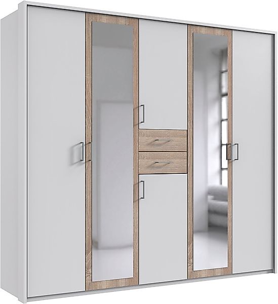 Wimex Kleiderschrank "Diver Drehtürenschrank mit Spiegel, 180, 225 o. 270cm günstig online kaufen