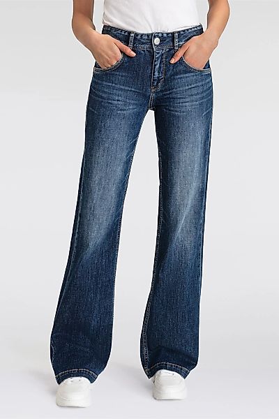 Herrlicher 5-Pocket-Jeans "Edna Recycled Denim Light", im Flared Fit günstig online kaufen