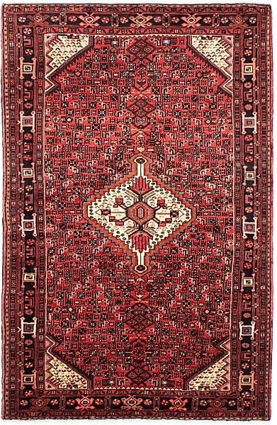 morgenland Orientteppich »Perser - Nomadic - 225 x 145 cm - dunkelrot«, rec günstig online kaufen