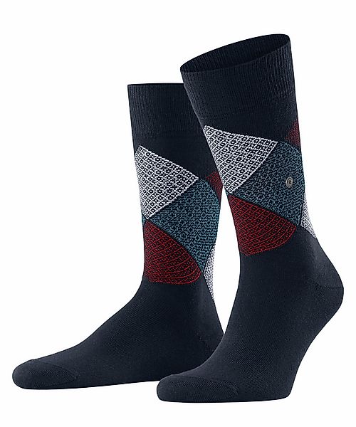 Burlington Tie Rhomb Herren Socken, 40-46, Blau, Raute, Baumwolle, 21950-61 günstig online kaufen