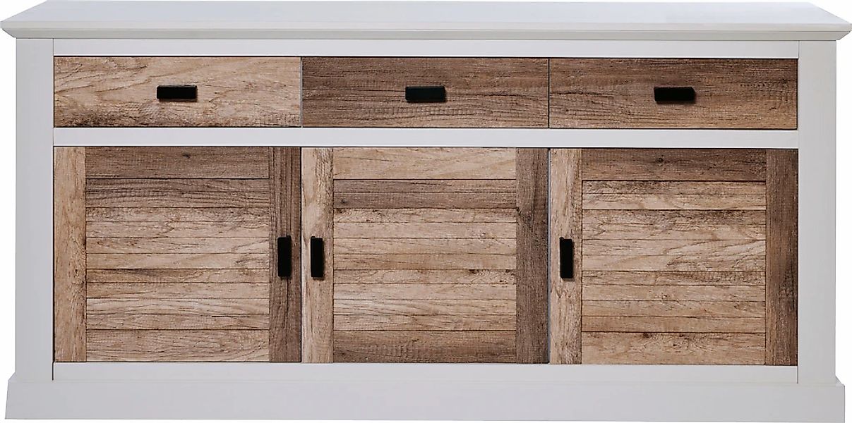 Jahnke Sideboard "HAMPTON SB 160" 1 tlg. Sideboard, Landhausstil, 3 Schubla günstig online kaufen