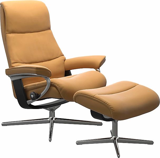 Stressless "View" mit Cross Base, Größe S, M & L, Holzakzent Schwarz günstig online kaufen