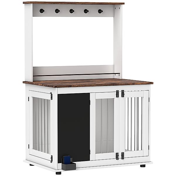 PawHut Hundekäfig für Zuhause, Hundebox mit 3 Türen, Aufbewahrungsregal für günstig online kaufen