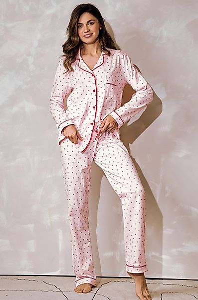 Mademoiselle Sommeil Pyjama Schlafanzug mit Knopfleiste günstig online kaufen
