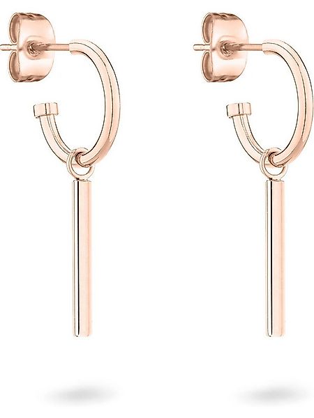 Tamaris Paar Creolen Tamaris Damen-Creolen Edelstahl (Paar) günstig online kaufen