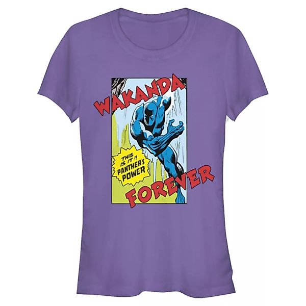 Marvel - Avengers - Black Panther Comic Strip - Frauen T-Shirt günstig online kaufen