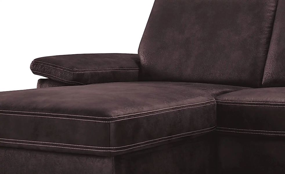 meinSofa Wohnlandschaft  Kunstleder Samu ¦ rot ¦ Maße (cm): B: 316 H: 90 T: günstig online kaufen