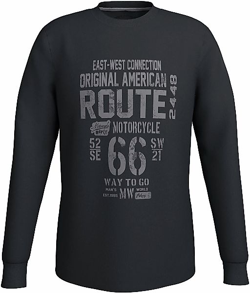 Mans World Rundhalsshirt "Neue Kollektion", mit Bündchen günstig online kaufen