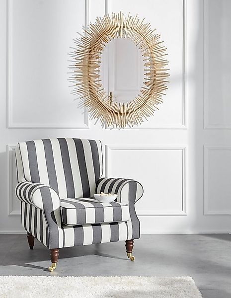 Home affaire Sessel Rennes, in Samtoptik oder Baumwoll-Mix günstig online kaufen