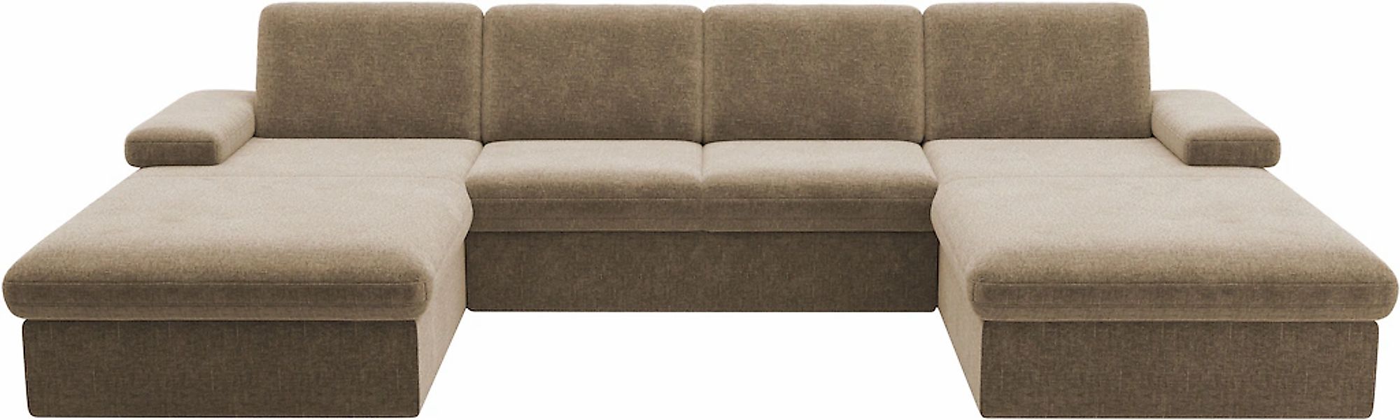 sit&more Wohnlandschaft "Moreno U-Form, B: 309 cm" mit Armteilverstellung, günstig online kaufen