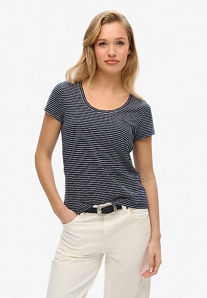 Superdry Kurzarmshirt SCOOP NECK TEE günstig online kaufen