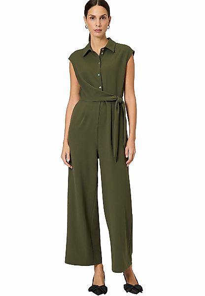 Zero Overall "zero Damen Jumpsuit ärmellos mit Bindegürtel", (1 tlg.), Gürt günstig online kaufen
