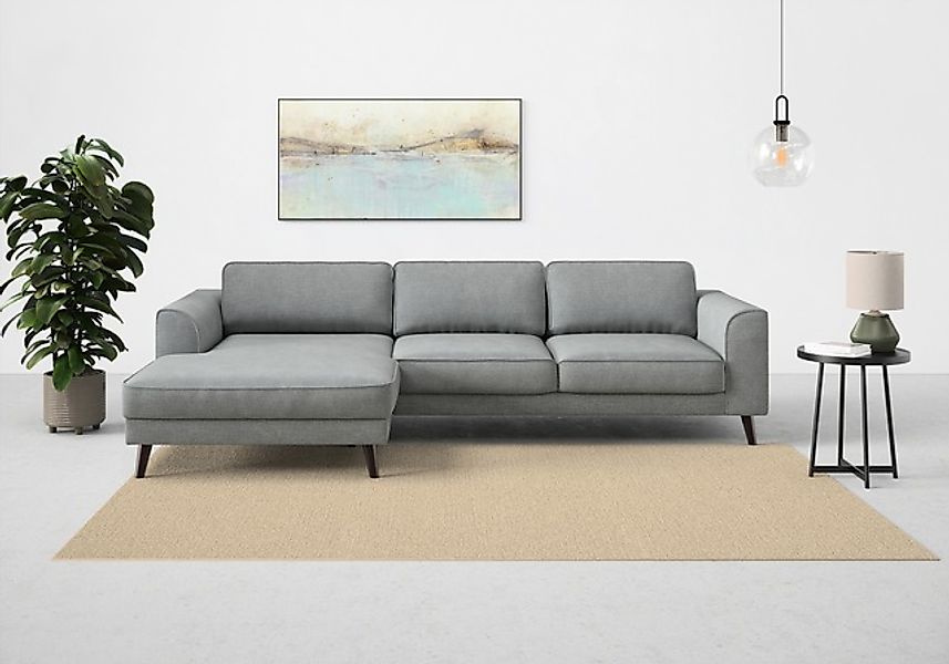 TRENDMANUFAKTUR Ecksofa »Lumber Jack, elegantes Designsofa, zeitlos modern, günstig online kaufen