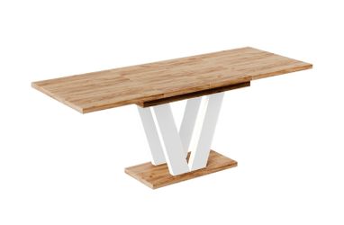 Endo-Moebel Essgruppe "Lara White" 130-210cm ausziehbar, günstig online kaufen