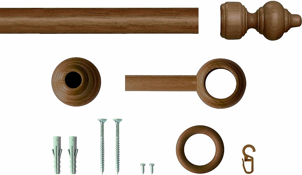 Good Life Gardinenstange "Trend" Ø 28 mm 1 läufig-läufig Fixmaß günstig online kaufen