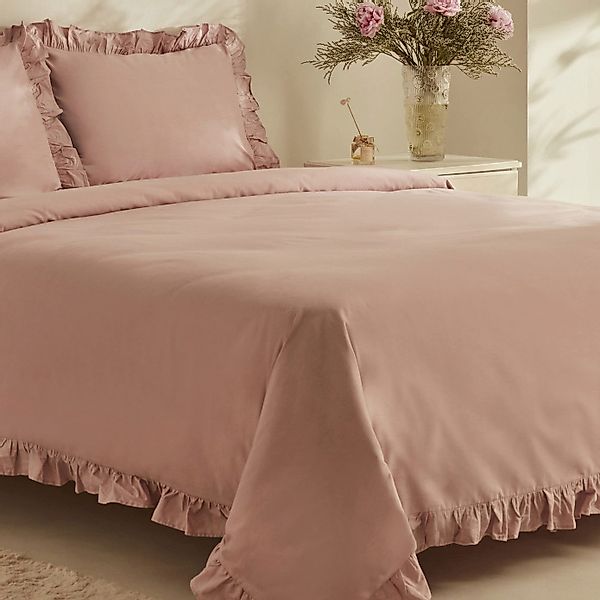 Karaca Bettwäsche Pure Ruffle 100% Baumwolle günstig online kaufen