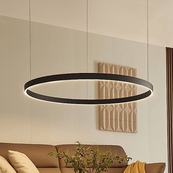 Arcchio Answin LED-Hängeleuchte 88 W schwarz günstig online kaufen