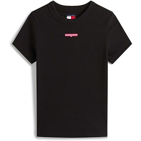 Tommy Jeans  T-Shirts & Poloshirts Tjw Slim Script Label Ss Tee Ext günstig online kaufen