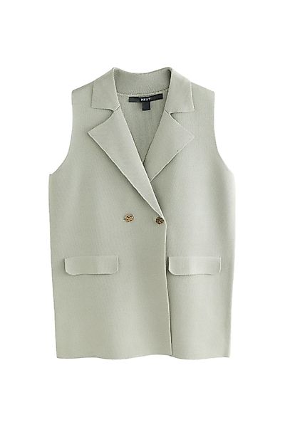 Next Anzugweste Edler gestrickter Westen-Blazer mit günstig online kaufen