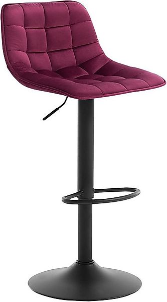 Woltu Barhocker (1 St), höhenverstellbar & 360° drehbar, Samt und Metall günstig online kaufen