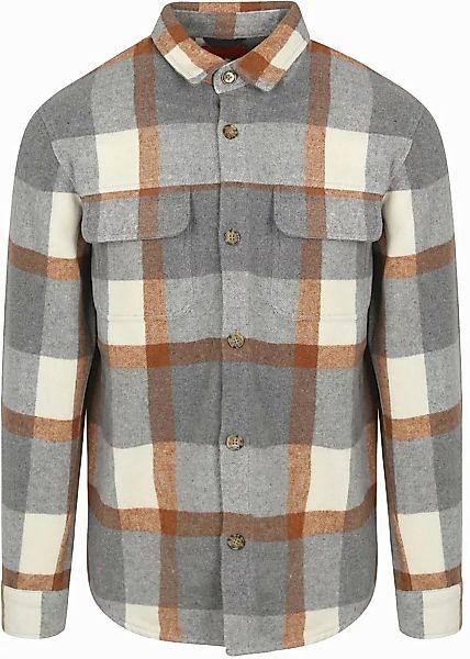 Suitable Overshirt August Wool Blend Grau - Größe XL günstig online kaufen