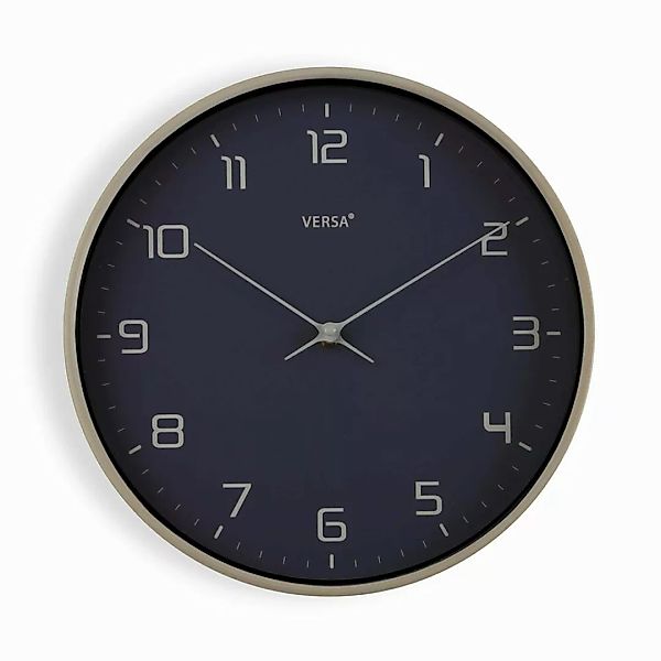 Wanduhr Versa Blau Holz Pu (30,5 X 4,3 X 30,5 Cm) günstig online kaufen