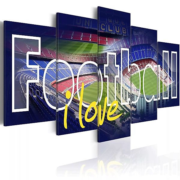 Wandbild - Football My Love günstig online kaufen