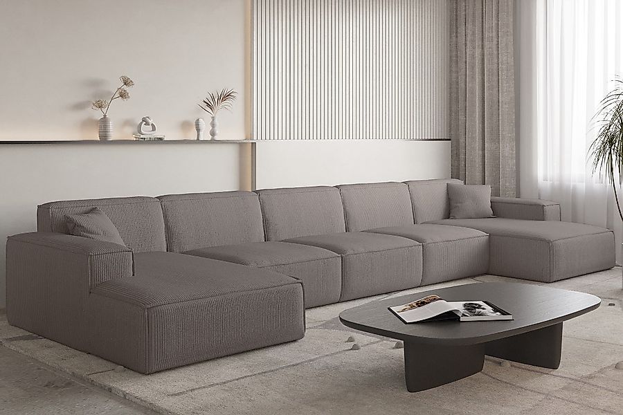 Fun Möbel Wohnlandschaft Sofa U-Form CELES günstig online kaufen