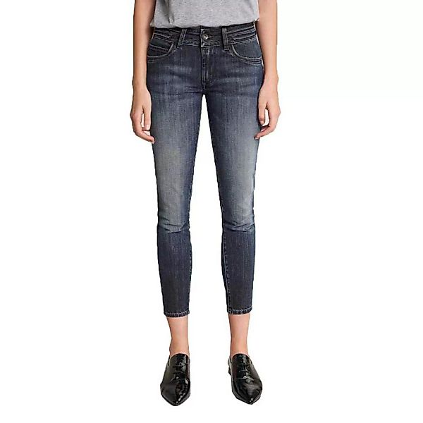 Salsa Jeans Push Up Wonder Capri Details Taillenjeans 30 Blue günstig online kaufen